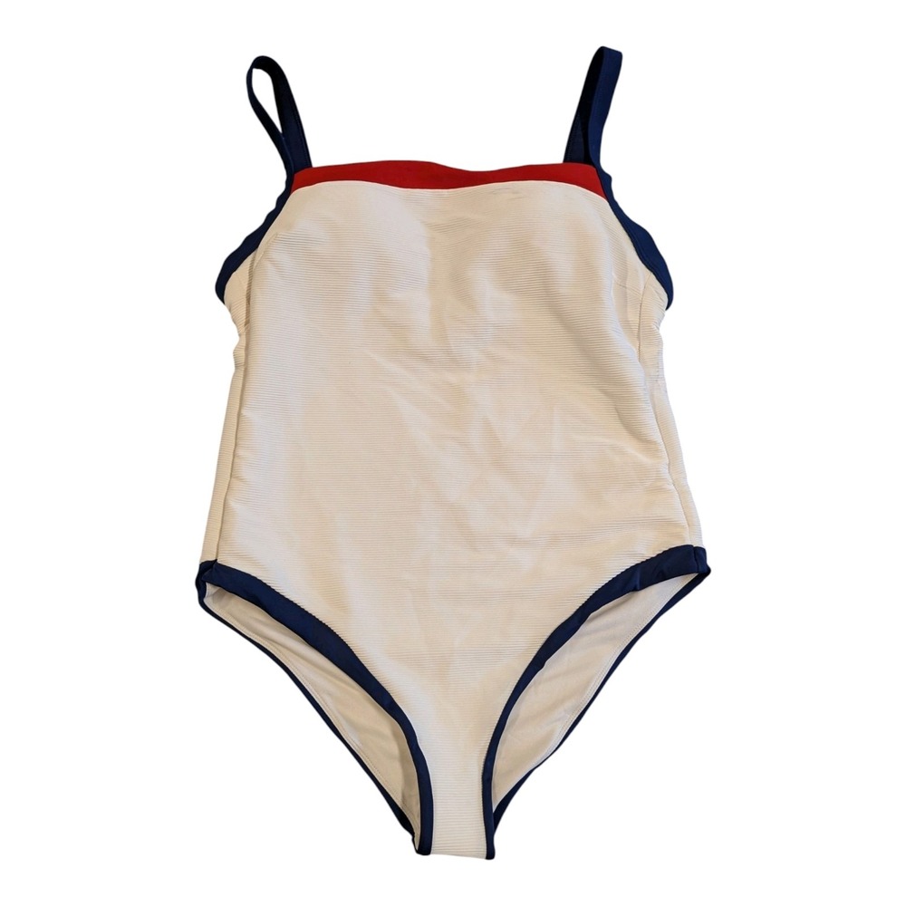 S-11 Women's Jacquard Square Neck High Leg Cheeky One Piece Swimsuit Shade - L